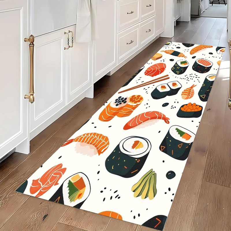 Home Cooking Japanese Food - Japanese Sushi Food Print Long Kitchen