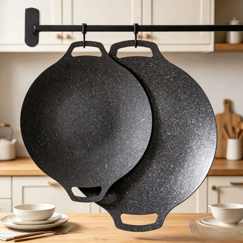 Crepe Pan Nonstick - Portable Nonstick Frying Pan Outdoor Camping