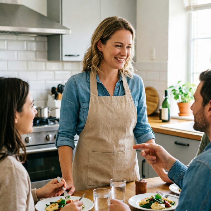 Japanese Kitchen Apron, Home D - Home Cooking Japanese Food のレビューと価格