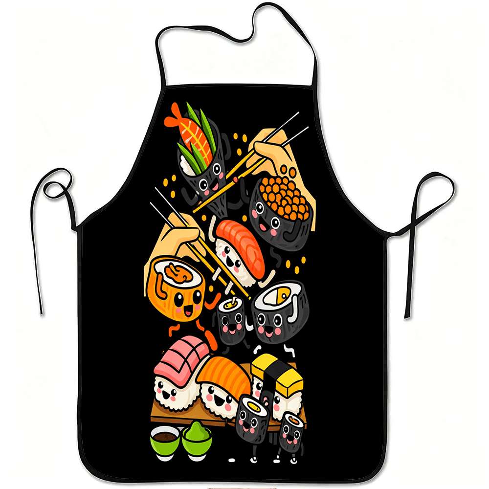 Cute Kawaii Sushi Pattern Kitc - Home Cooking Japanese Food のレビューと価格