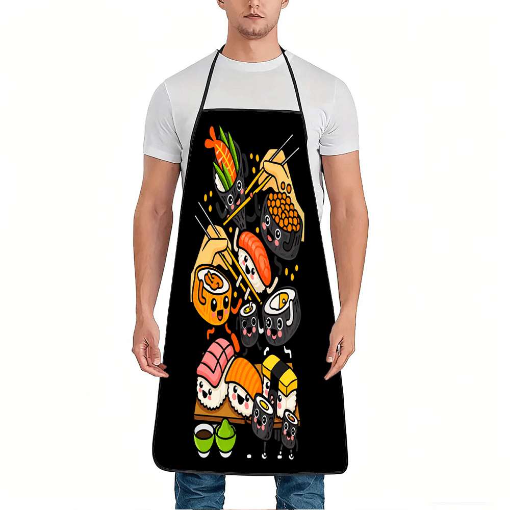 Cute Kawaii Sushi Pattern Kitc - Home Cooking Japanese Food のレビューと価格