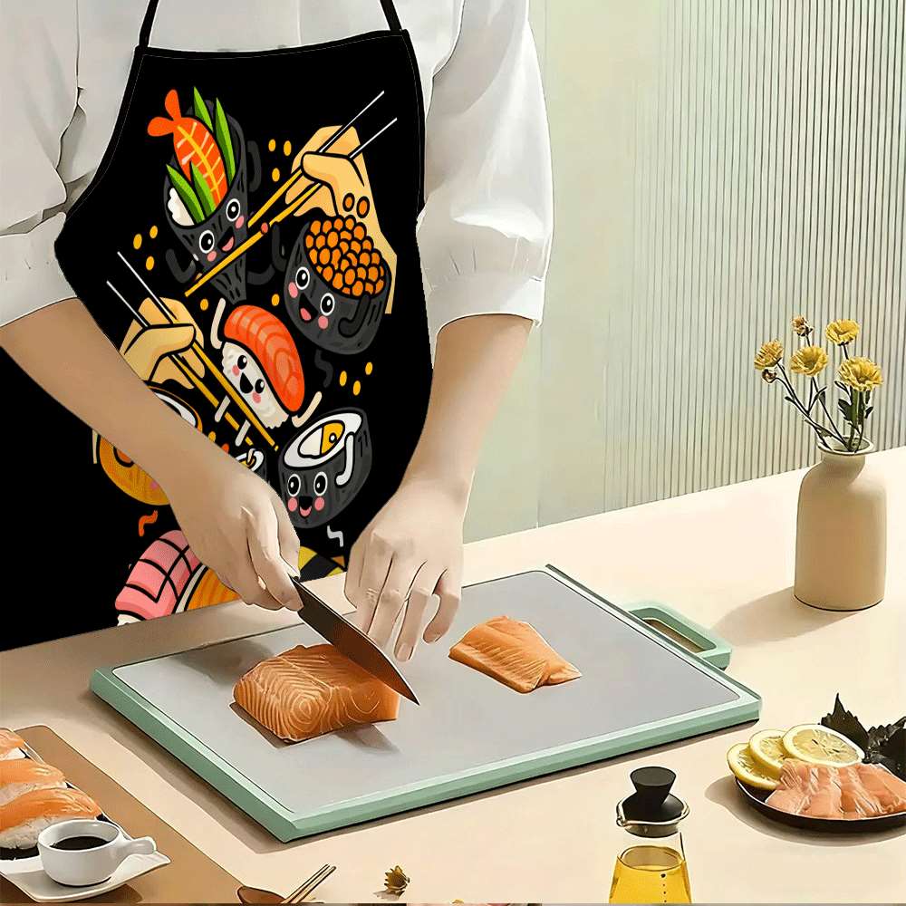 Cute Kawaii Sushi Pattern Kitc - Home Cooking Japanese Food のレビューと価格
