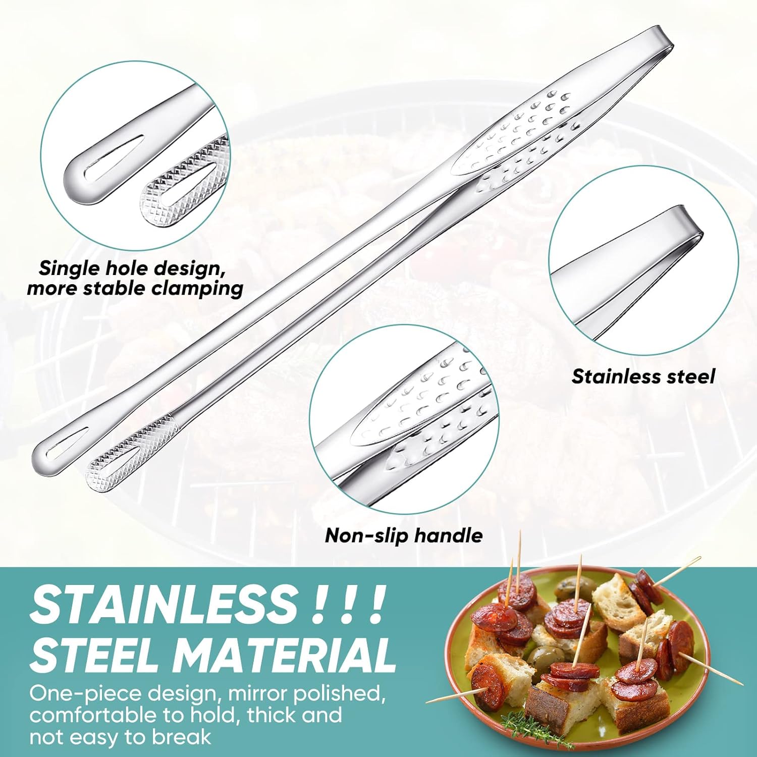 6-Piece Stainless Steel BBQ Gr - Home Cooking Japanese Food のレビューと価格