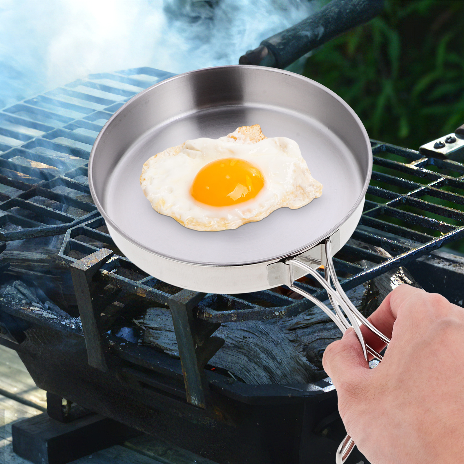 Portable Frying Pan Stainless  - Crepe Pan Nonstick のレビューと価格