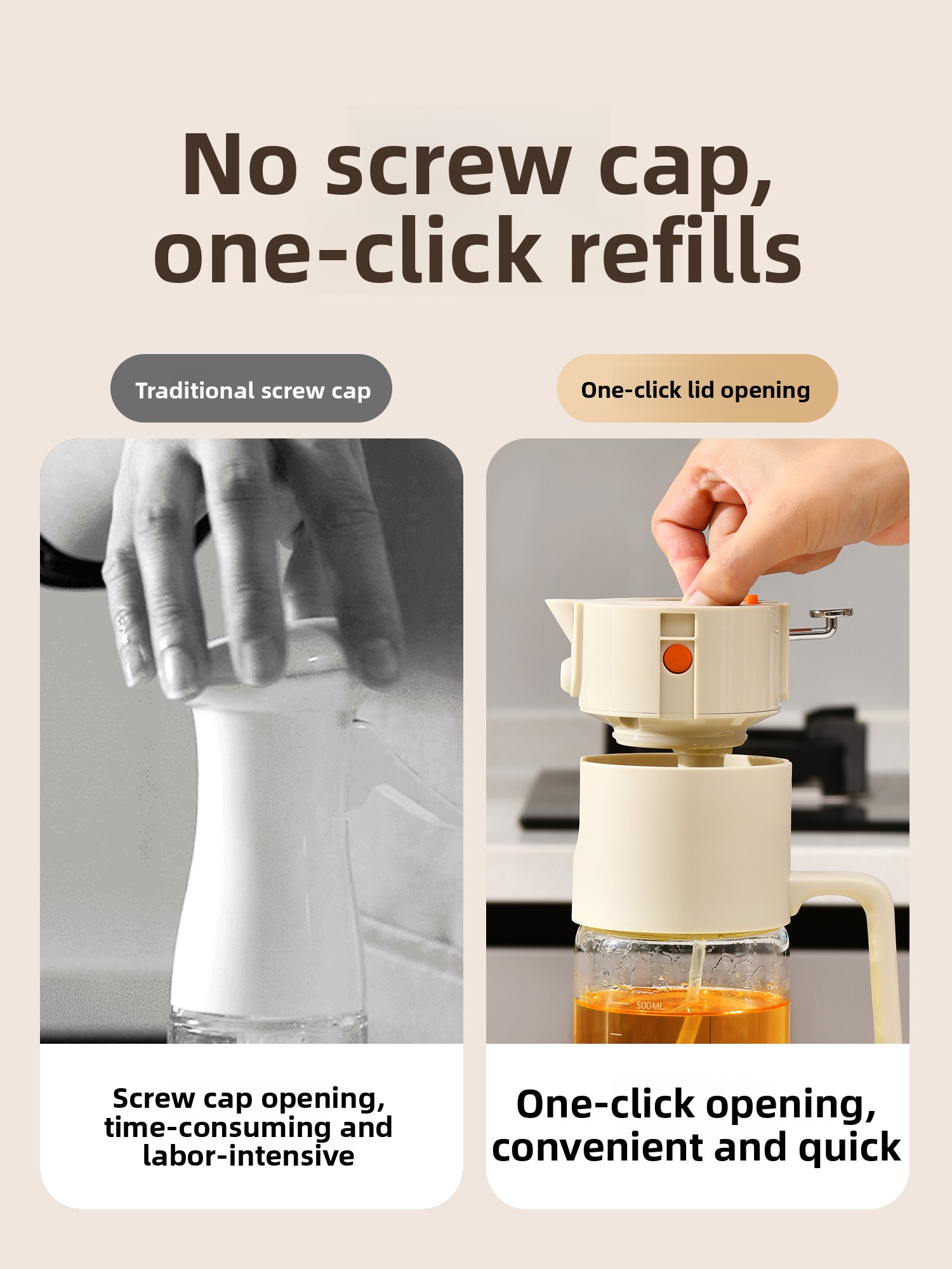 Food Grade Glass Oil Bottle Ki - Home Cooking Japanese Food のレビューと価格