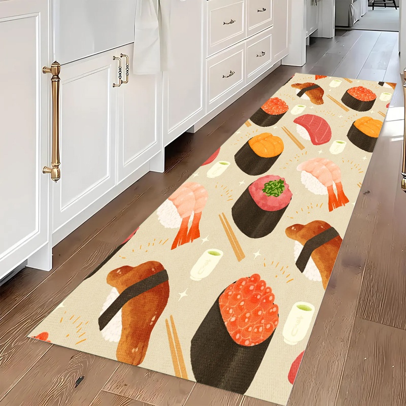 Japanese Sushi Food Print Long - Home Cooking Japanese Food のレビューと価格