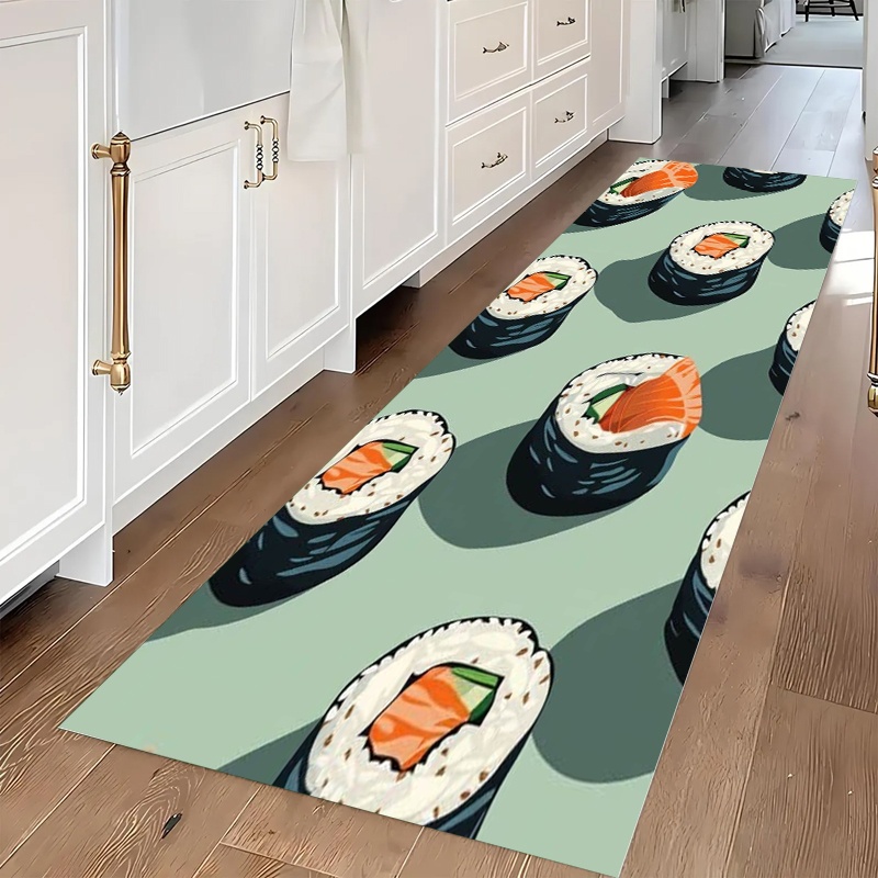 Japanese Sushi Food Print Long - Home Cooking Japanese Food のレビューと価格