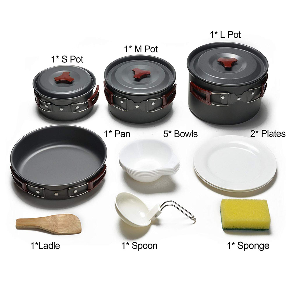 Outdoor Camping Cookware Kit N - Crepe Pan Nonstick のレビューと価格