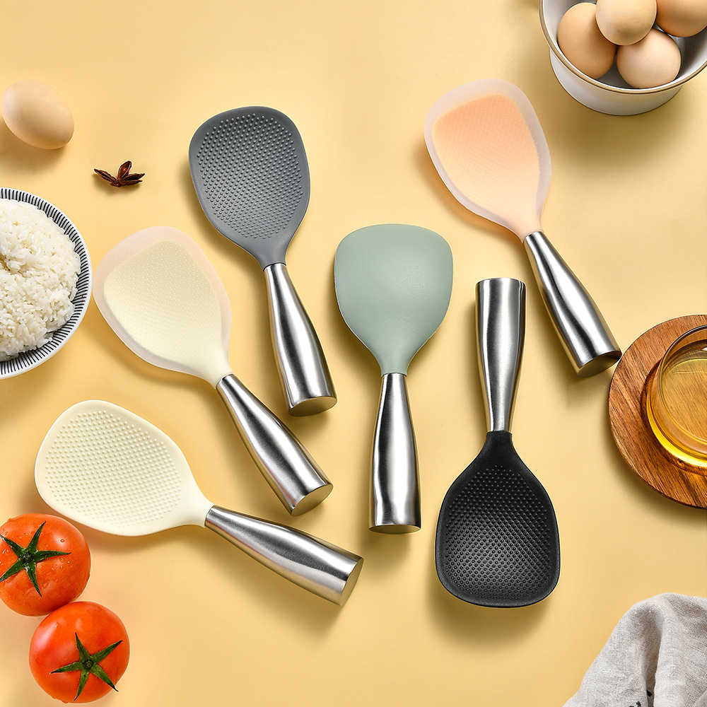 1/5Pcs Non-stick Silicone Spoo - Crepe Pan Nonstick のレビューと価格